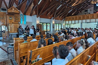Ünnepi megemlékezés a baróti református templomban. Fotó: Hecser László