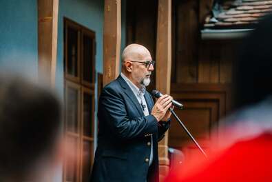 Kelemen Hunor Csíkszentgyörgyön. Fotó: Facebook / Kelemen Hunor