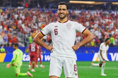 Mikel Merino negyeddöntőbe lőtte a spanyolokat. Fotó: Facebook / Selección Española de Fútbol