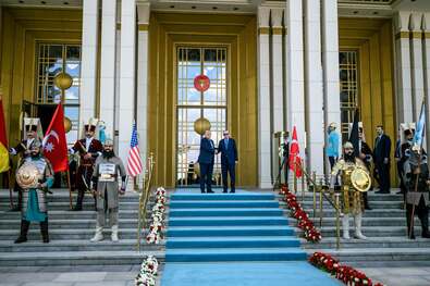 Donald Trump is megérkezett Ankarába. Fotó: Facebook / The White House