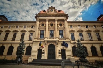 A Román Nemzeti Bank Bukarestben. Fotó: Wikipédia
