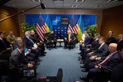 Trump és Zelenszkij tárgyalása Ankarában. Fotó: Facebook / Volodimir Zelenszkij