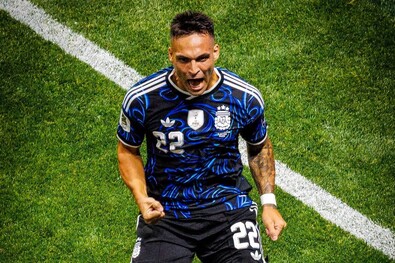 Lautaro Martínez. Fotó: Facebook / Selección Argentina