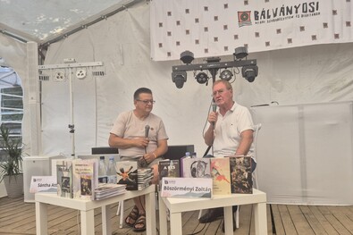 Sántha Attila és Böszörményi Zoltán. A szerző felvétele