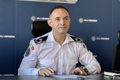 A rendőrség félévi mérlegéről Alin Pahonțu számolt be.  A szerző felvétele
