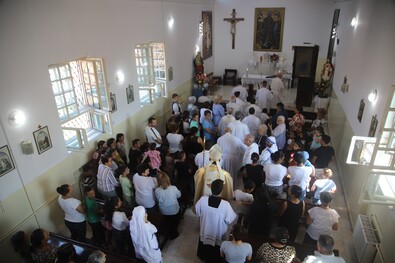 Sepsiszentgyörgy – búcsú az őrkői templomban. Fotó: Albert Levente