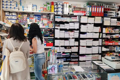 Bőséges kínálat a tanévkezdés előtt. A szerző felvétele